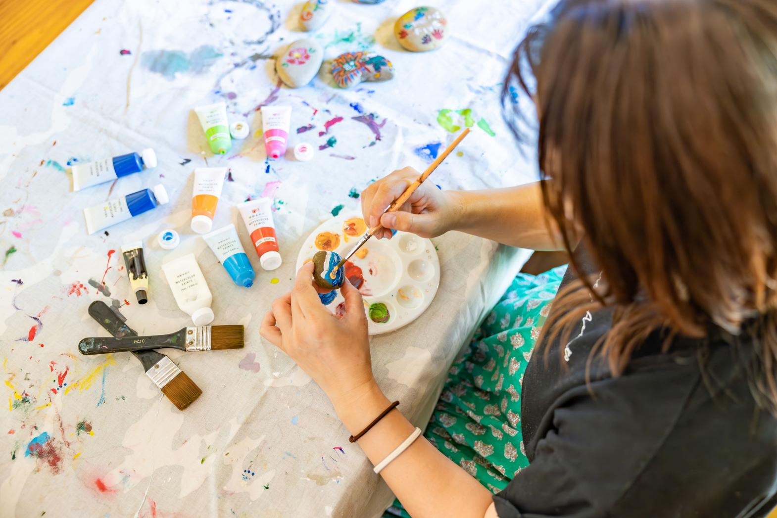 旅の思い出に！ストーンアート体験！-0