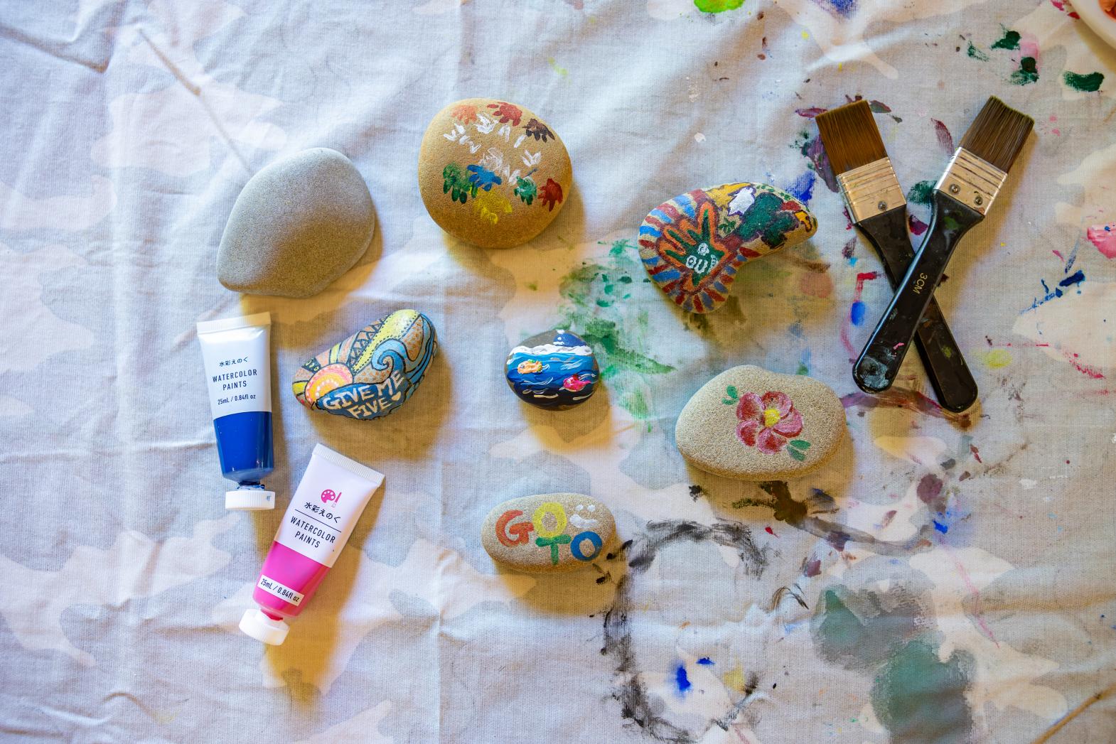 旅の思い出に！ストーンアート体験！-3