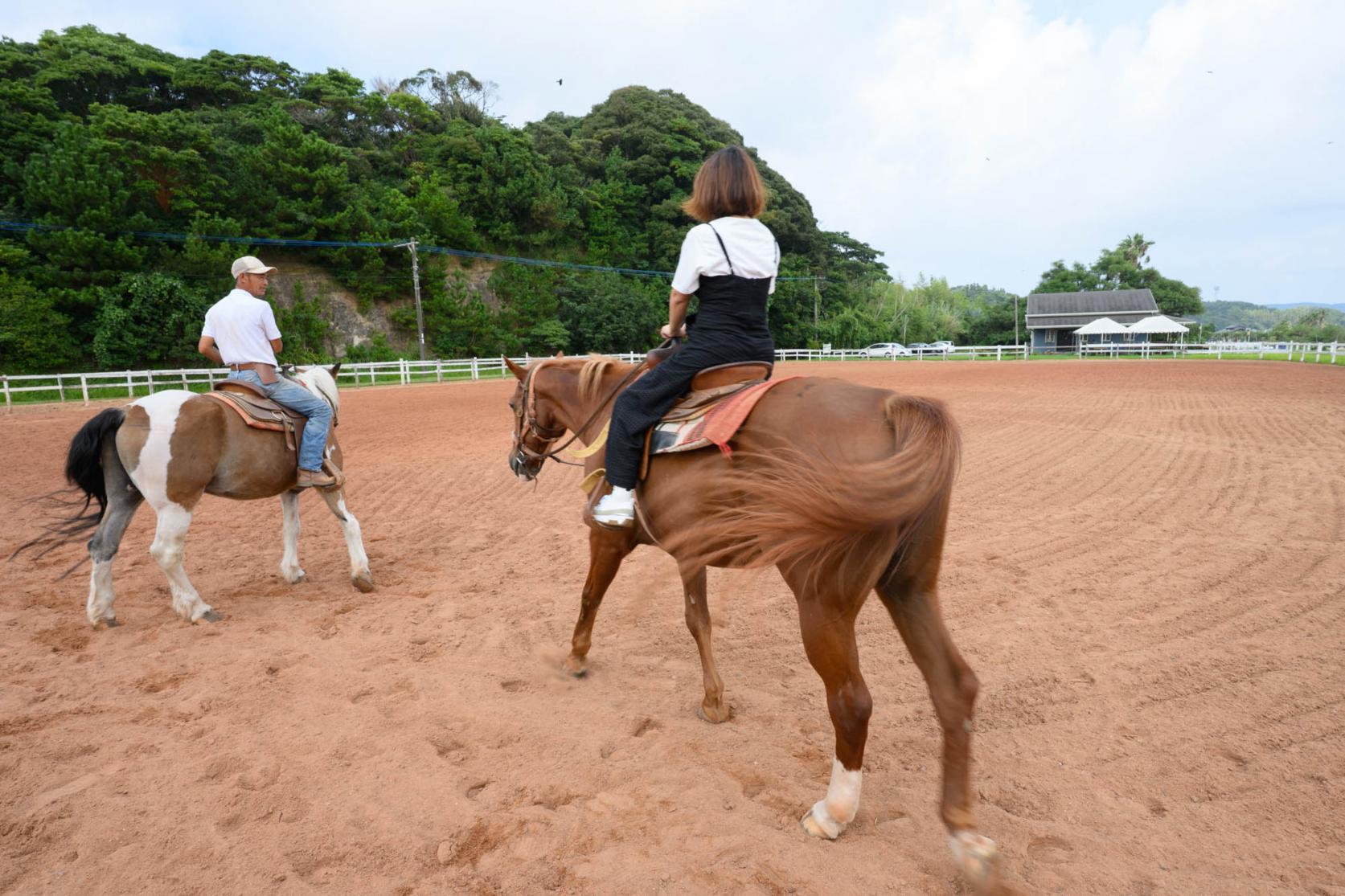 初めての乗馬、正直めちゃくちゃ怖かった！-1
