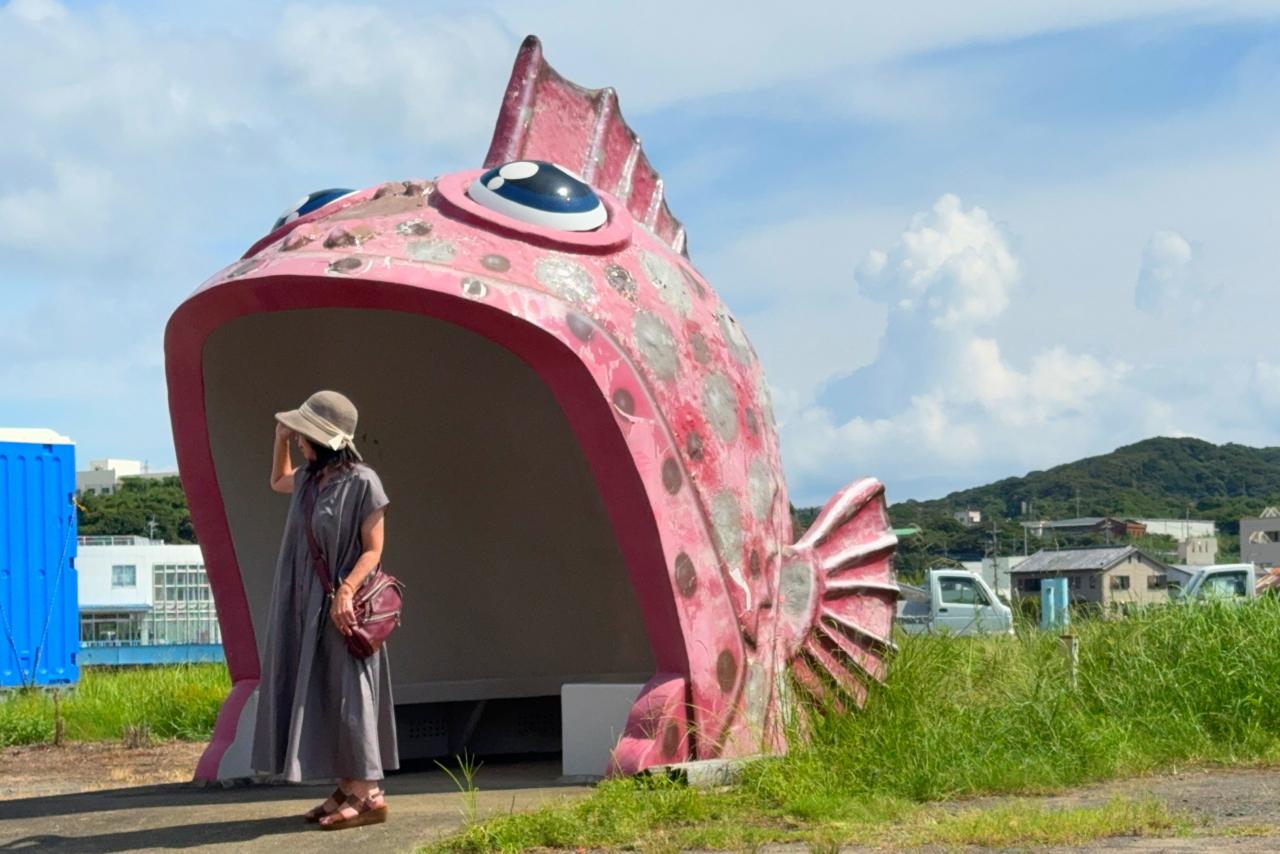 浅間町バス停は、バス路線の折り返し地点-0