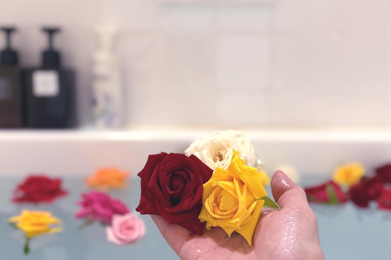 バラ風呂で、身も心もリフレッシュ！-0