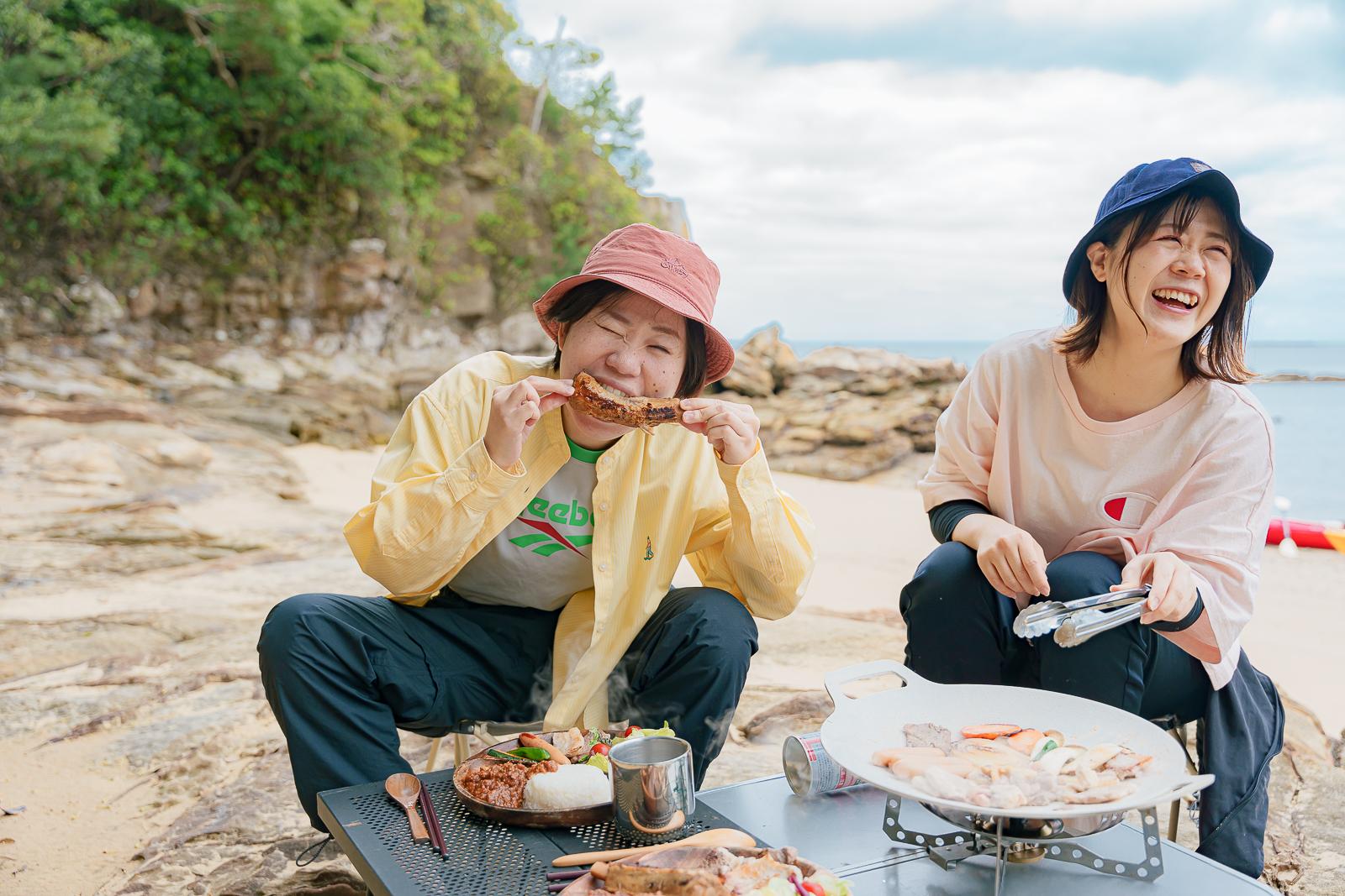 世界で最も美しい湾に認定された「九十九島（くじゅうくしま）」をシーカヤックで大冒険★（後編）無人島で食べるランチは最高だった！-1