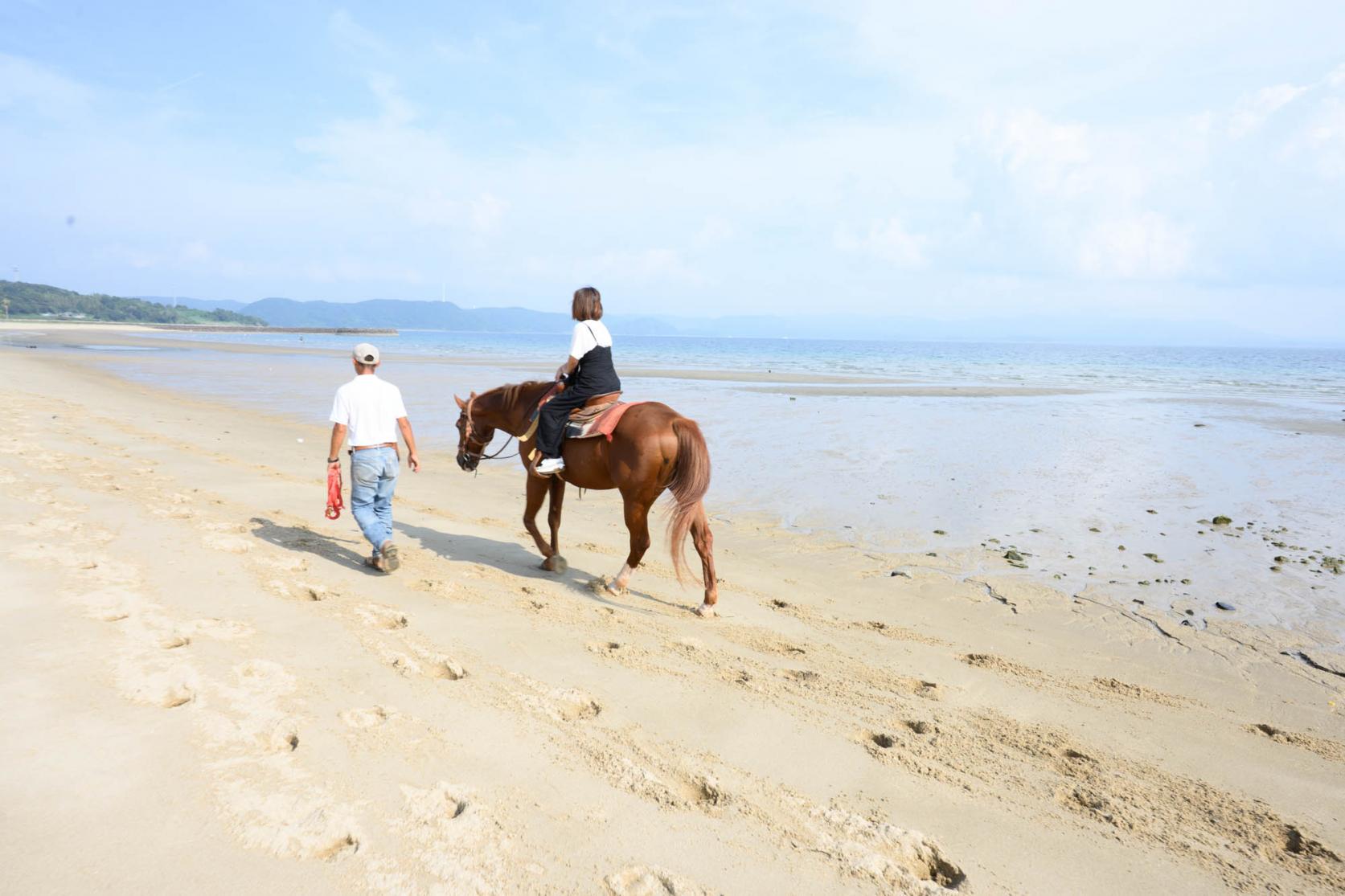 ビーチサイドで乗馬体験！平戸「シービューランチ」で初心者でも安心して楽しめるホーストレッキング-1