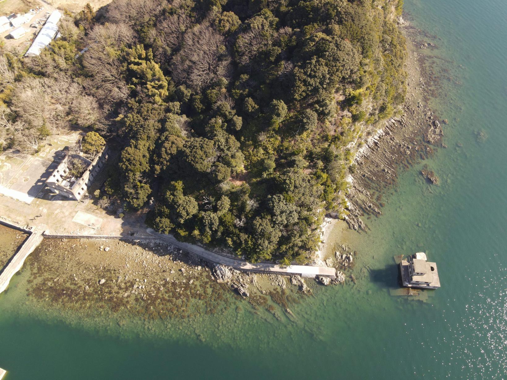 長崎絶景ソラ旅～川棚町の片島公園を鳥の目で！-3