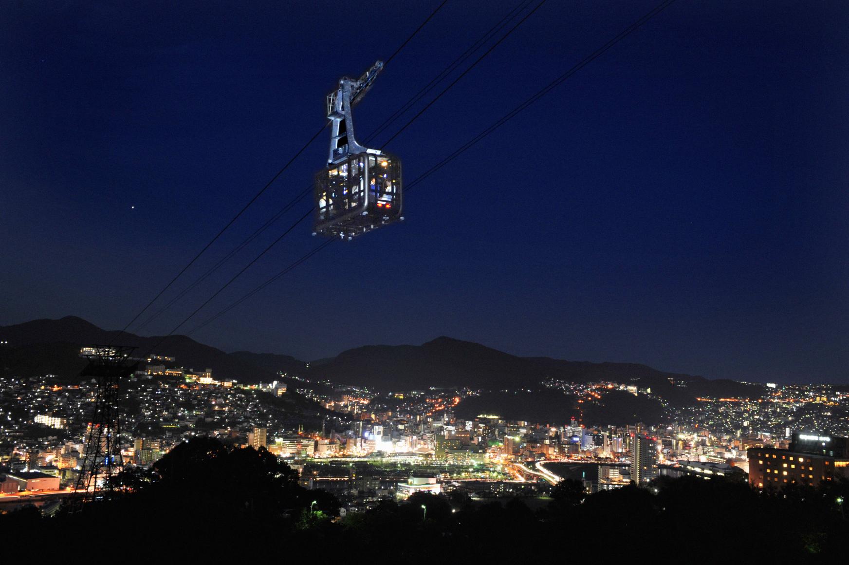 Notice - suspended operation of Nagasaki Ropeway-1