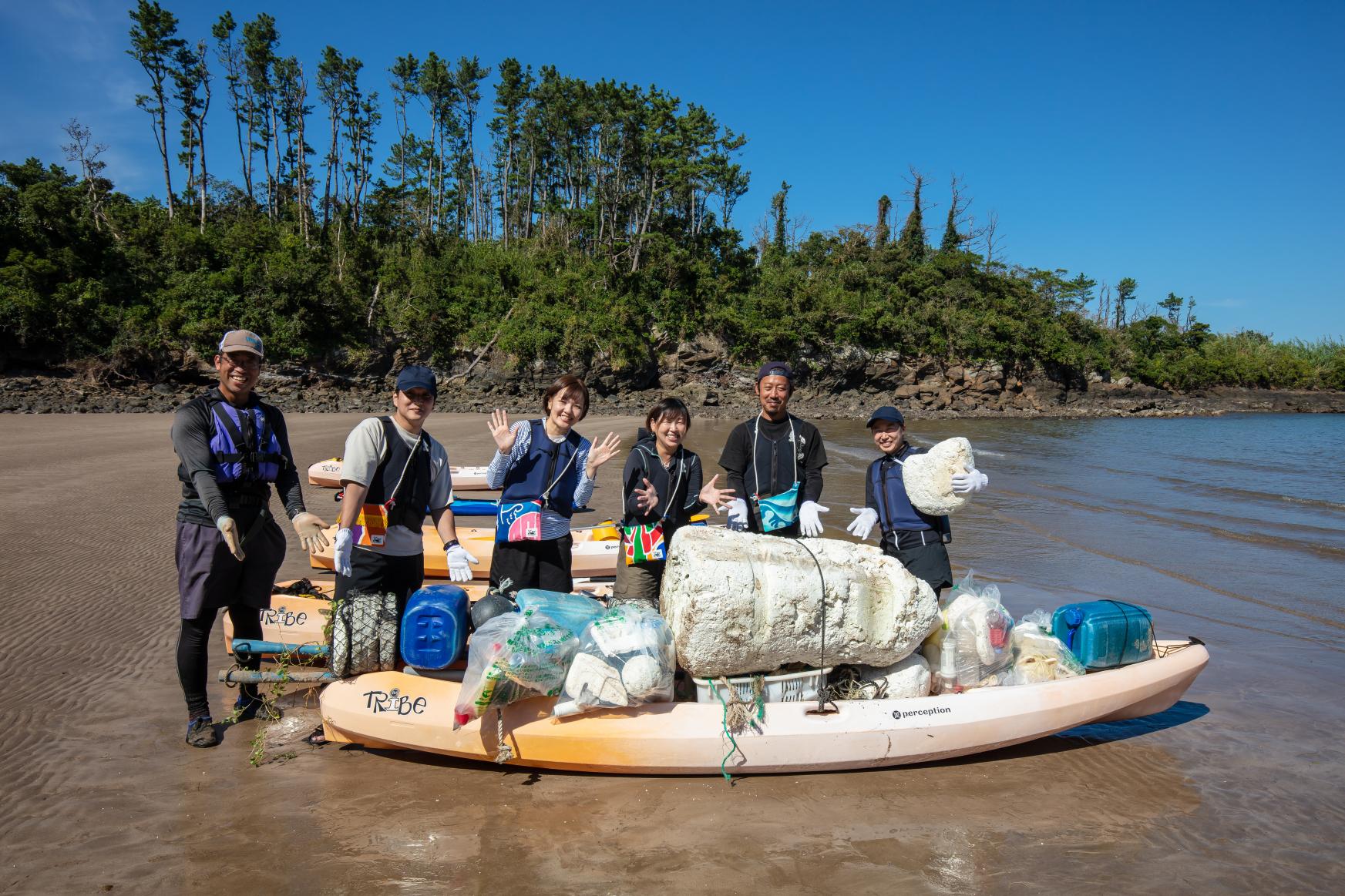 【こちらもおススメ】五島列島　小値賀島　シーカヤックでビーチクリーン＆海洋プラスチックを使ってブローチを作る体験も！-1