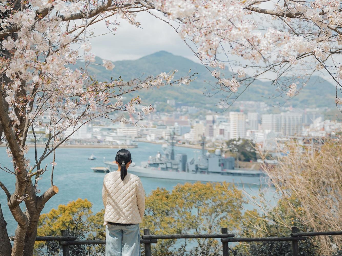 駐車場あり！佐世保の桜名所10選-1