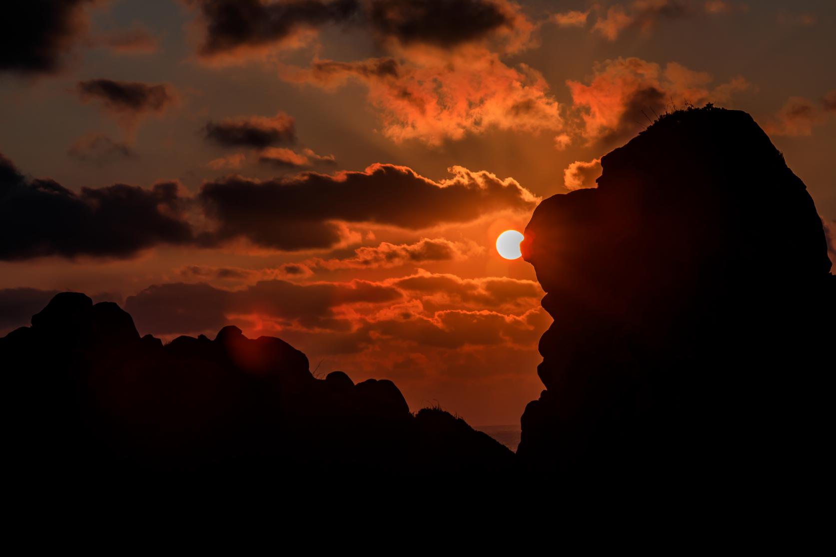 朝日、夕陽風姿不同的絕景-1