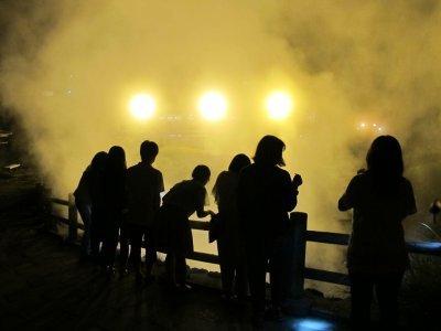 【2日目】雲仙地獄のナイトツアー-1