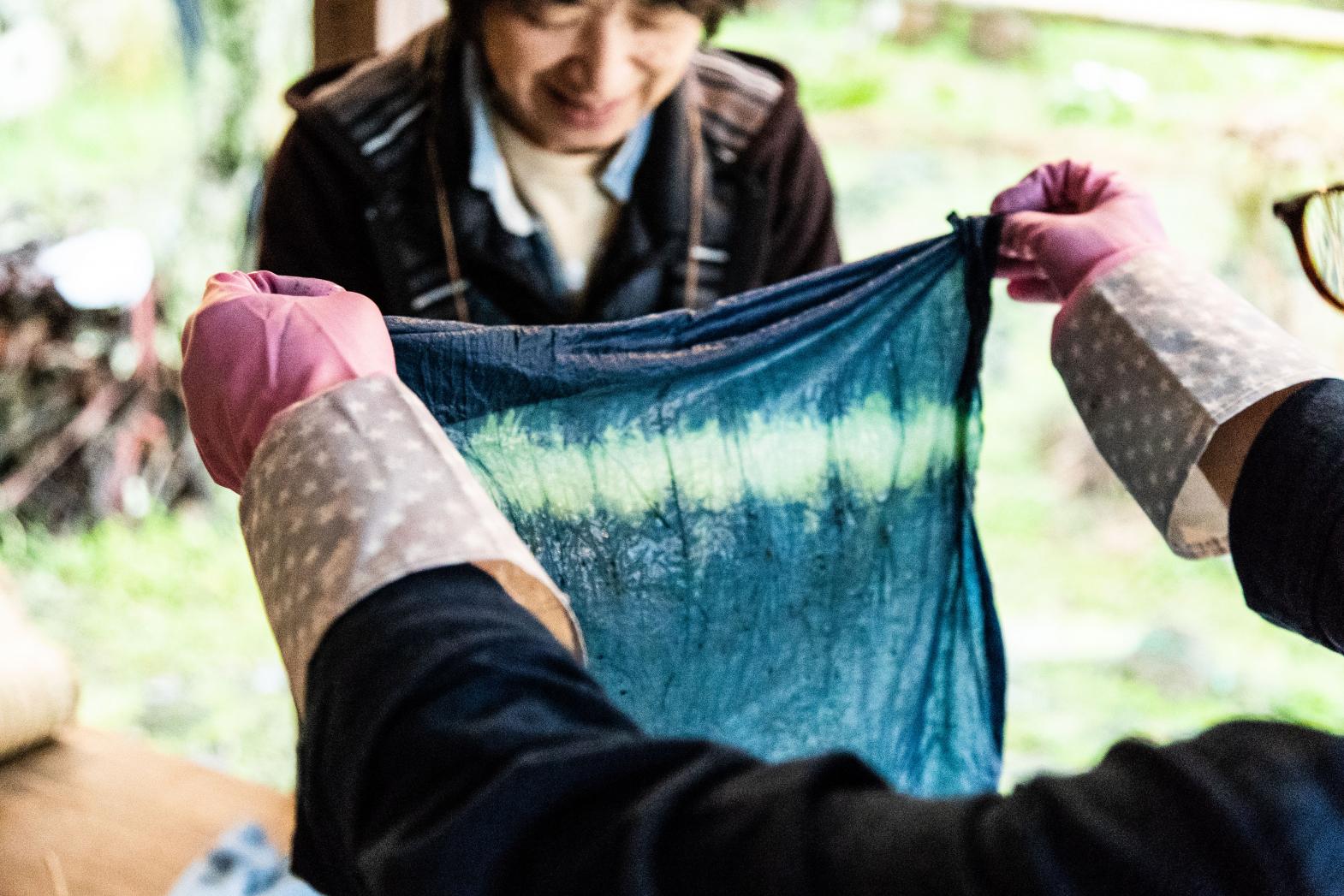 【Day 1】Indigo Dyeing Experience-1