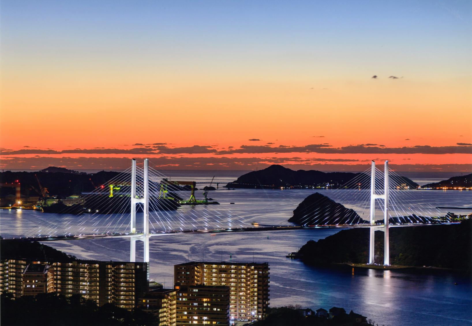 長崎　世界遺産と夕景・夜景観賞クルーズ-1