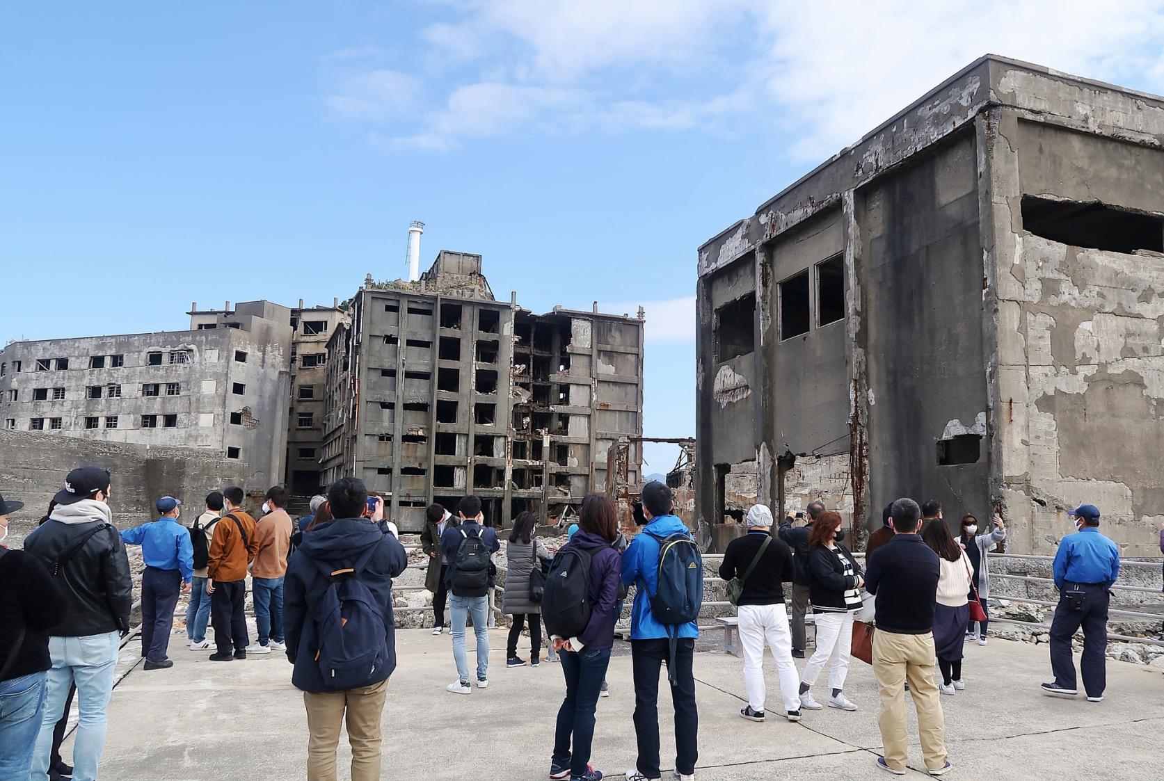 端島（軍艦島）登陸-1