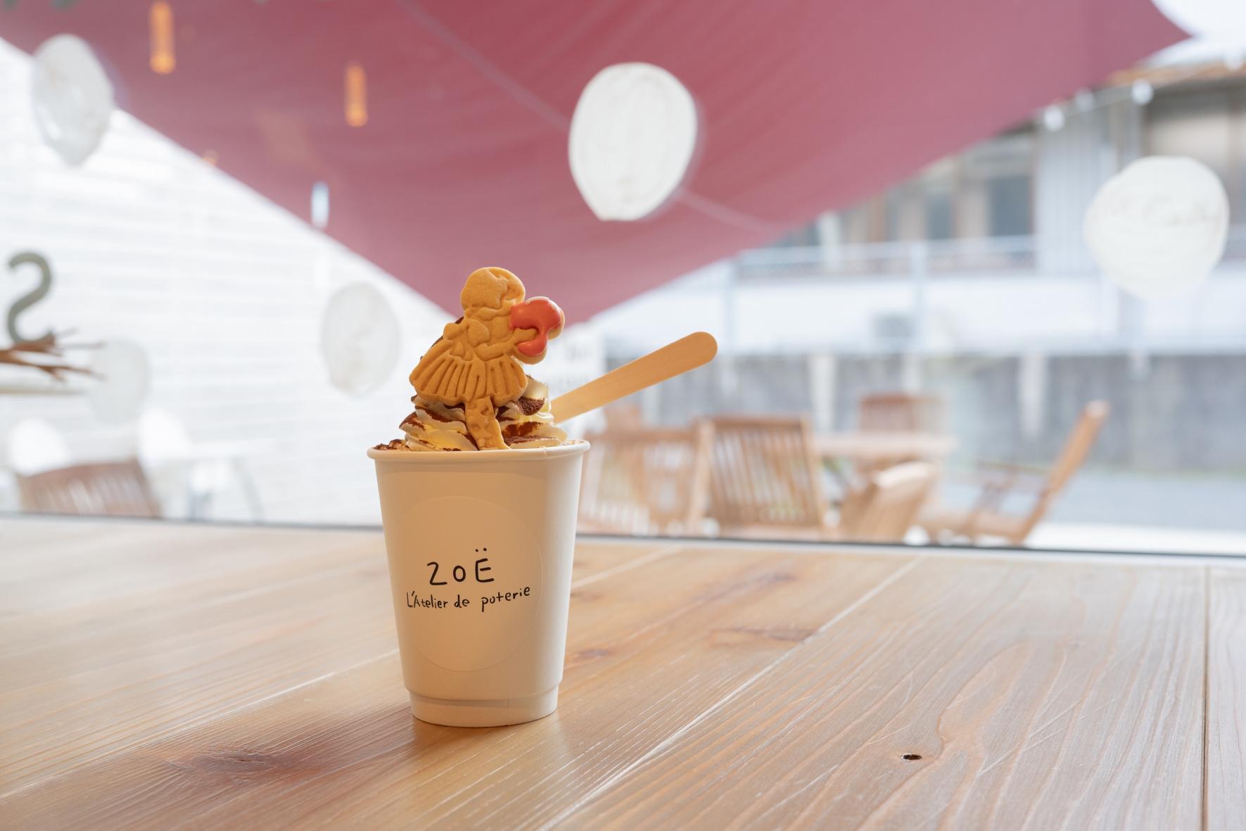 ショップ併設のカフェ「ZOE L'Atelier de Poterie」-1