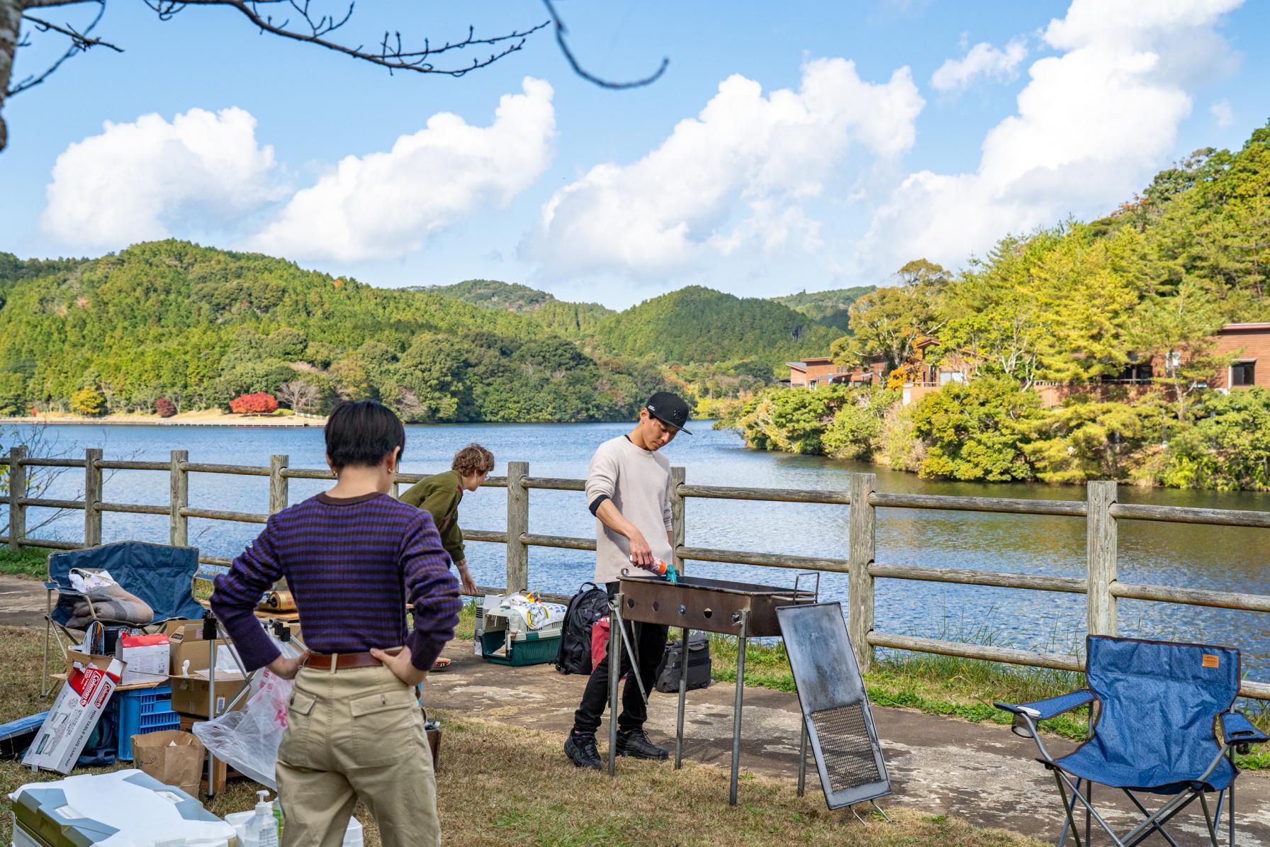 伊佐の浦公園でデイキャンプ-1