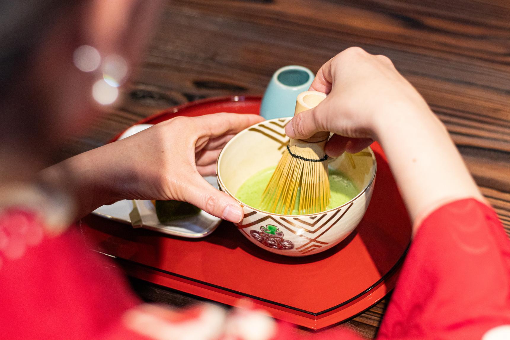 ２． Experience Matcha at Omagari Neko Chaya-0