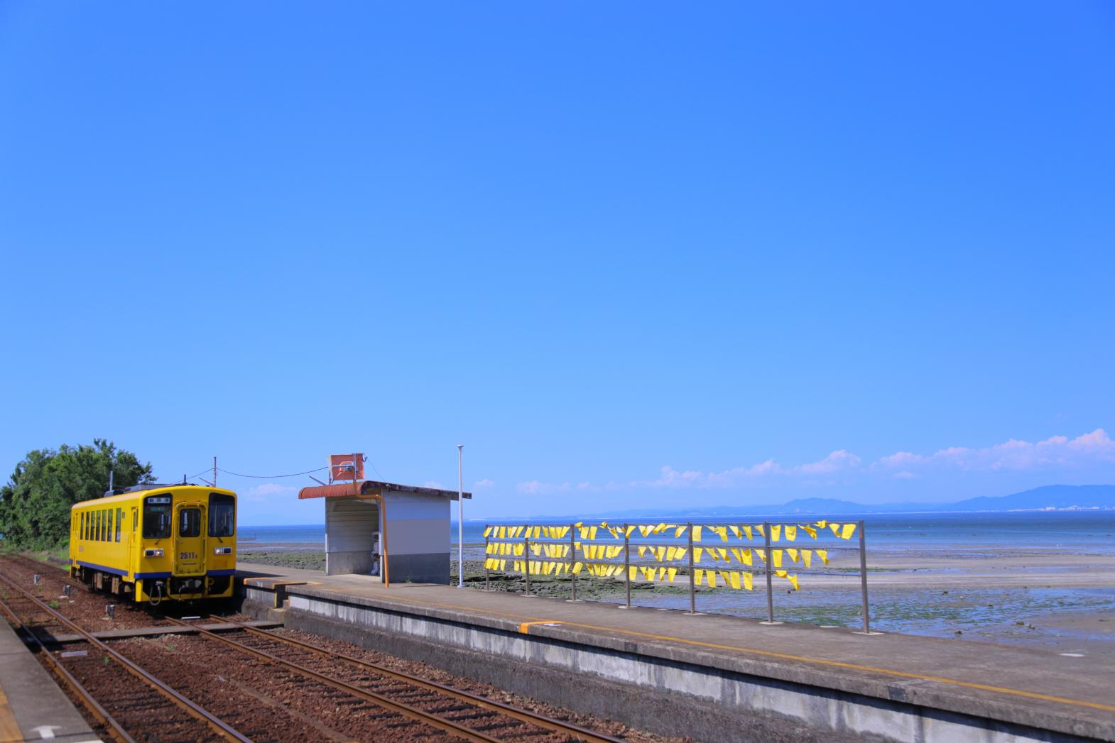 岛原铁道：往来山海之间的黄色列车-5