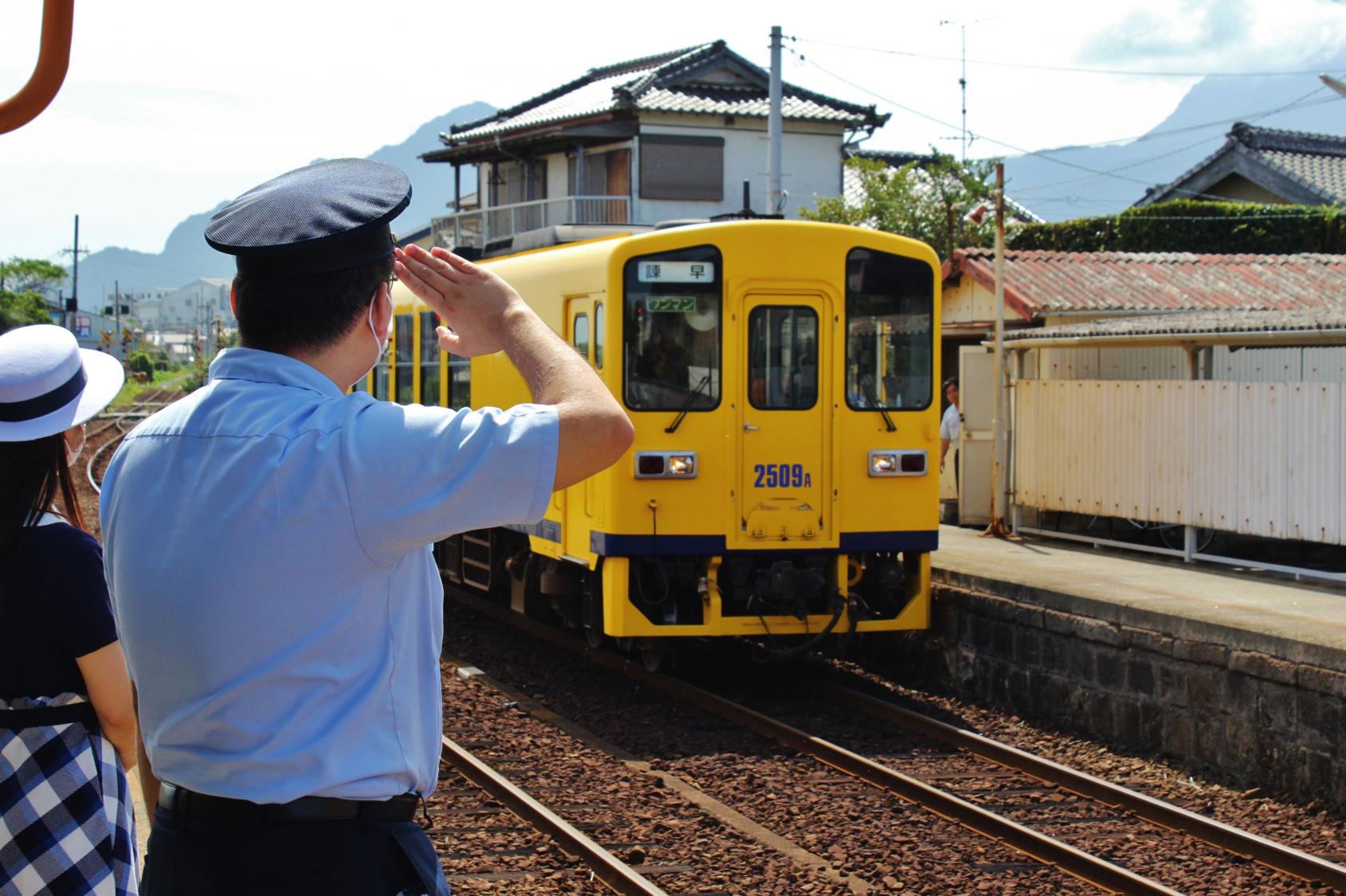 島原鐵道：海空交會的車站「大三東」-1