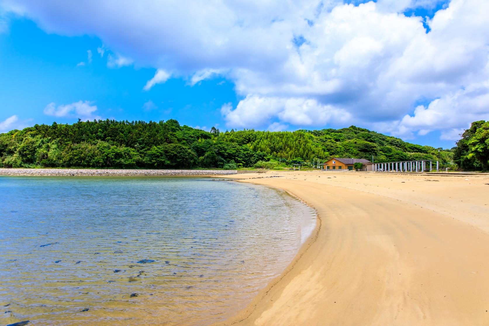 まるで玄界灘の宝石箱！広大な絶景ビーチでゆったり海水浴を-7