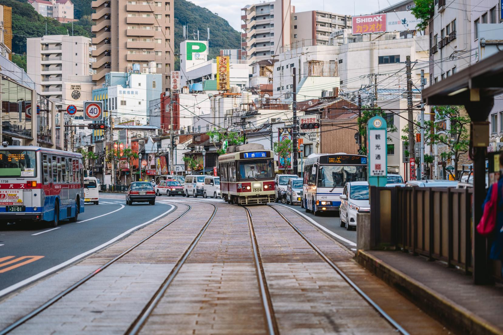 Trams in Nagasaki-0