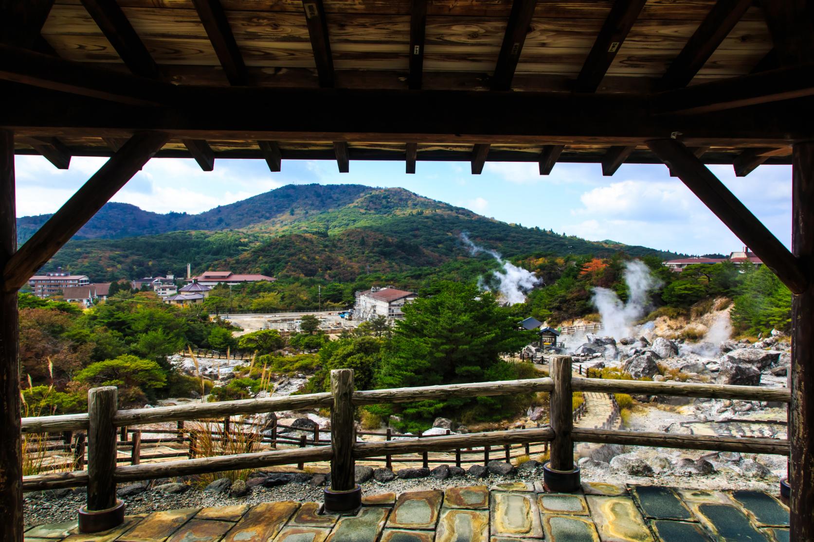 Walking around Unzen Jigoku-2