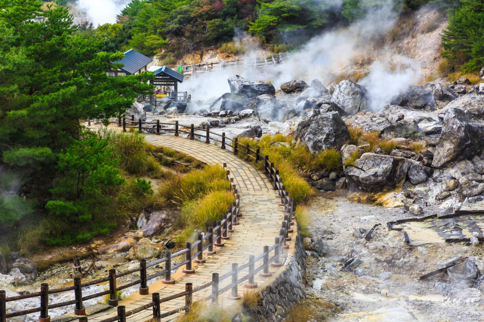 How to enjoy Unzen hot springs-1