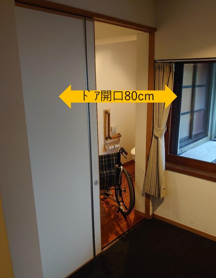 客室トイレ客室入口-2