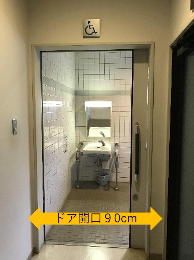 記念館内多目的トイレ入口-4