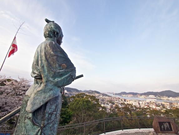 Statue of Sakamoto Ryoma in Kazagashira Park-6
