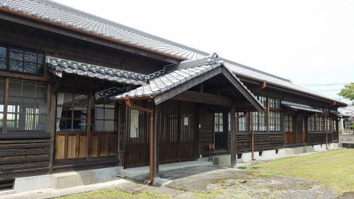 雲仙市歴史資料館国見展示館北側展示館（旧神代中学校北校舎）-0