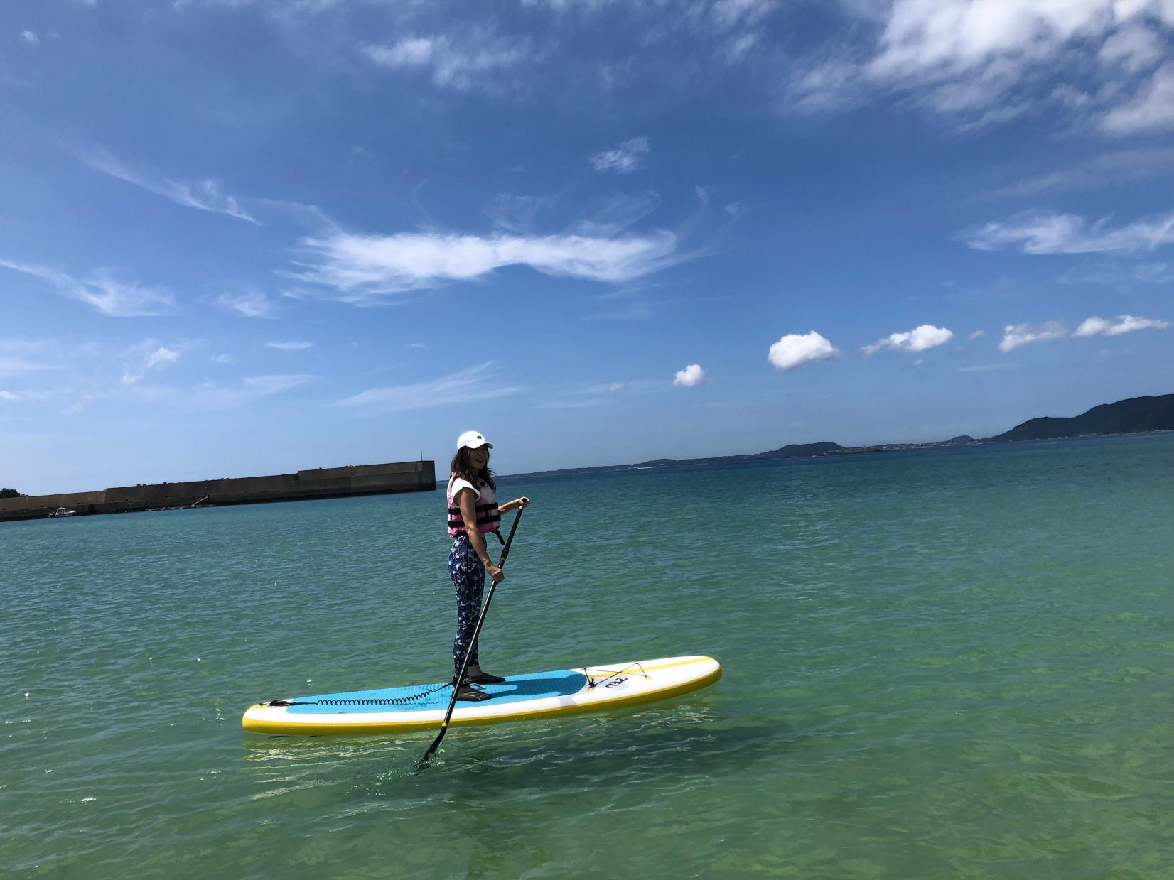 絶景の海岸でSUPシュノーケリング／初心者歓迎！SUP体験スクール！-1