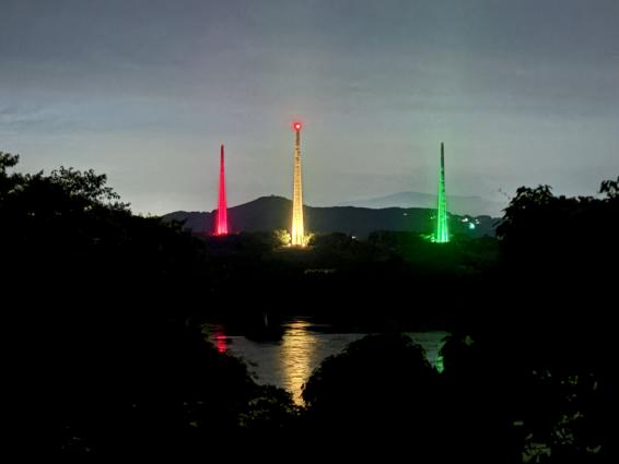 針尾送信所ライトアップ・夜間公開-0