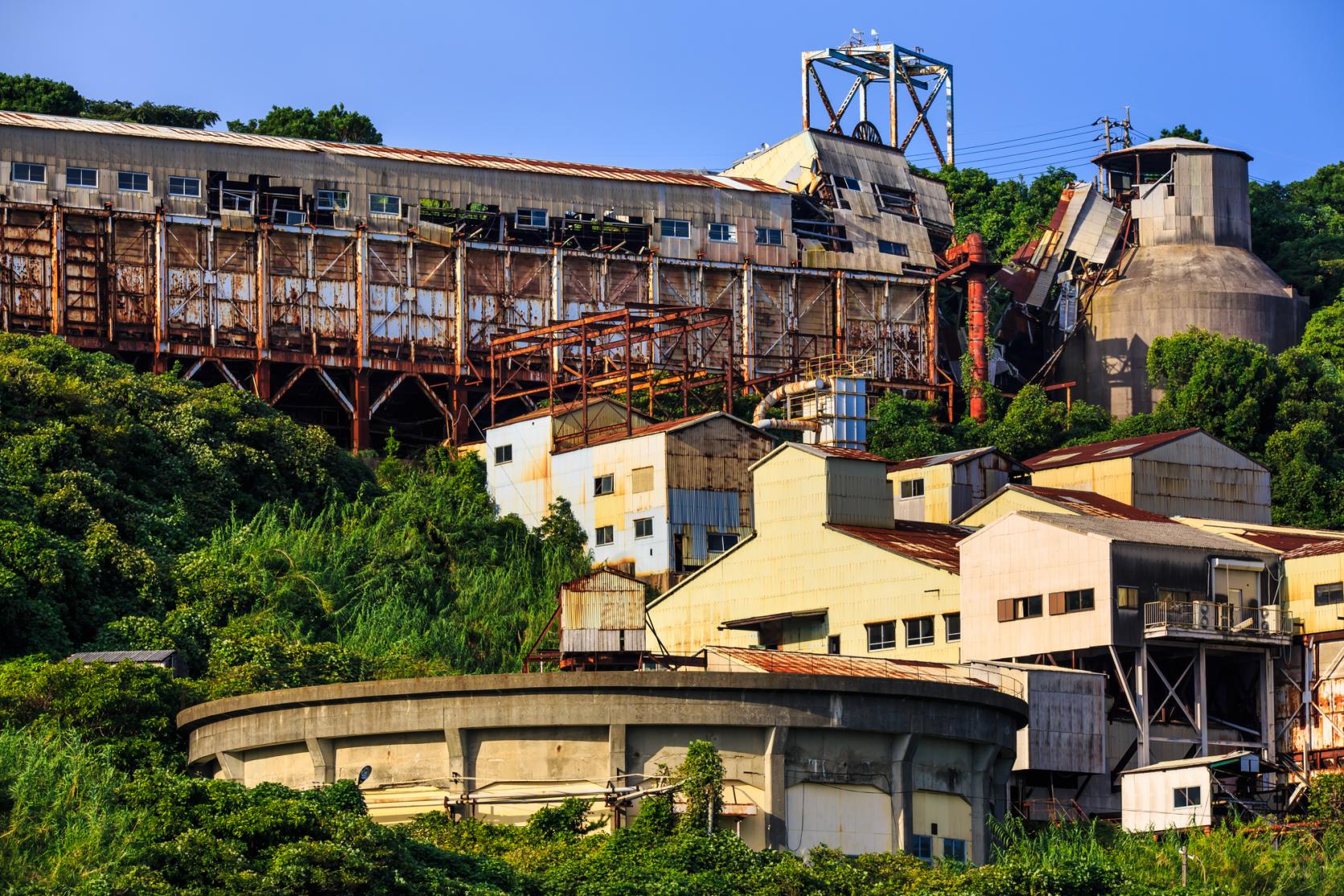 池島炭鉱跡-1