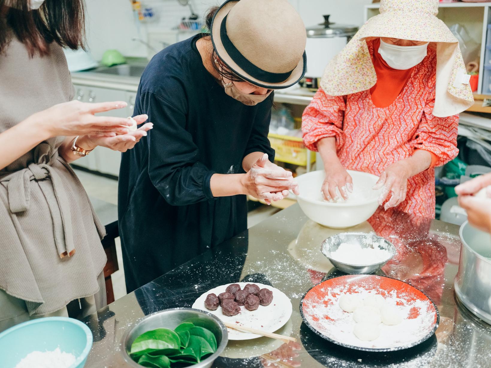 黒岛膨胀馒头制作体验-1