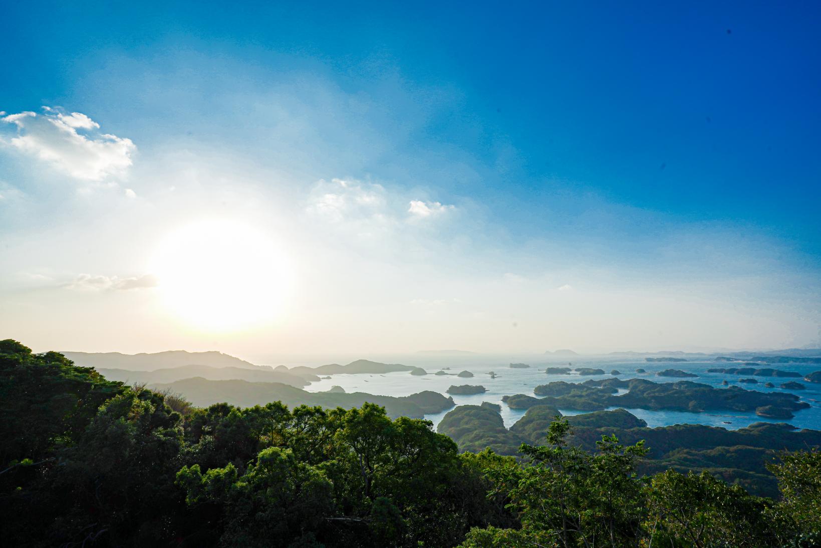 【出租车旅游】 佐世保的绝美景色！从展海峰及石岳展望台看九十九岛的路线-3