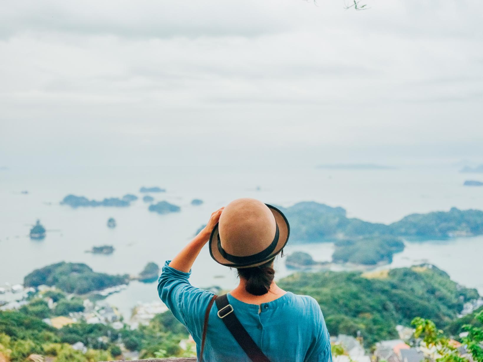 Taxi Plan : A superb view of Sasebo! View the Kujukushima Islands from Tenkaiho and Ishidake Observatory course-1