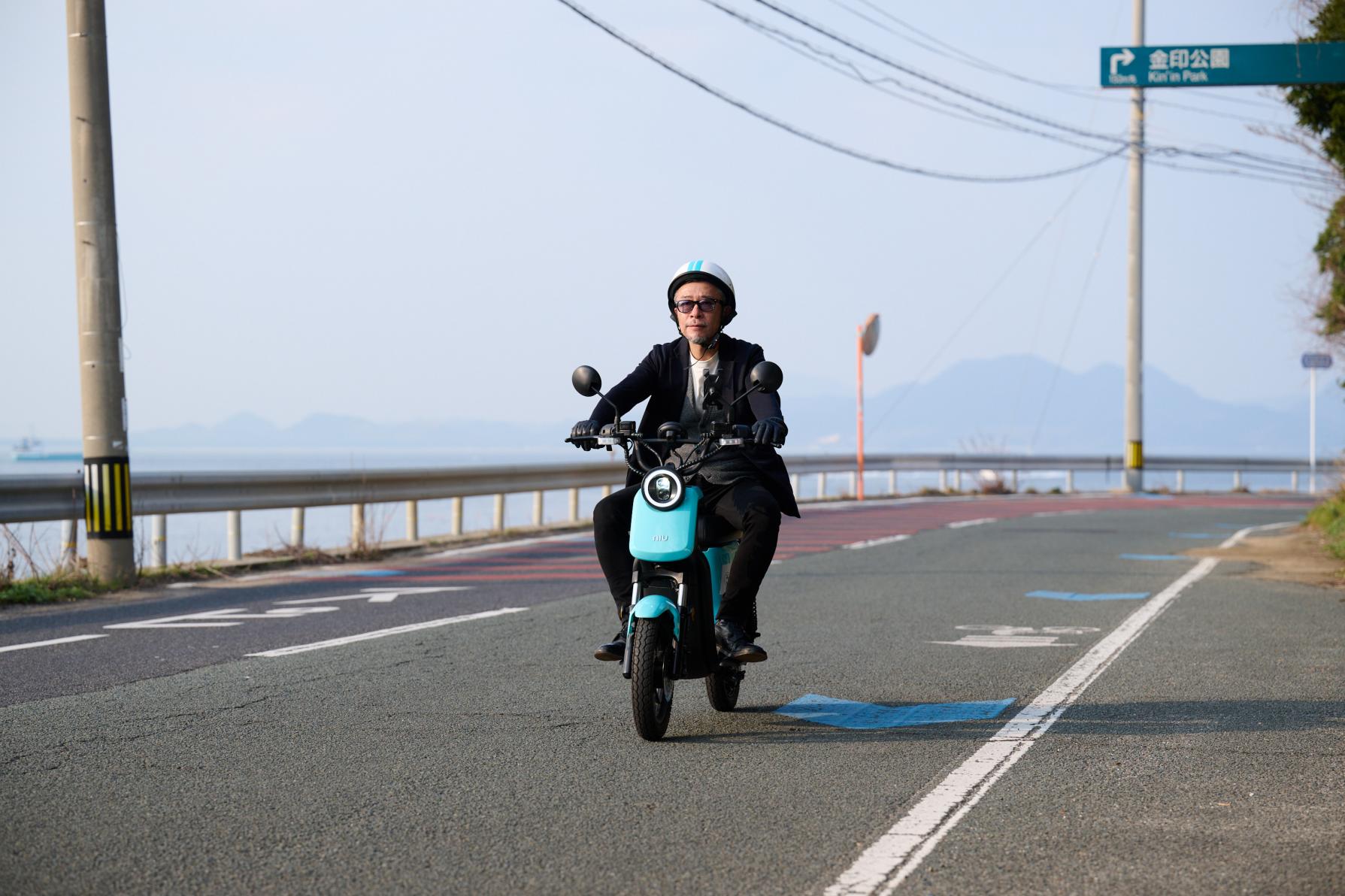 EVスクーターのシェアリングサービス　ラクすく-6