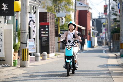 EVスクーターのシェアリングサービス　ラクすく-5