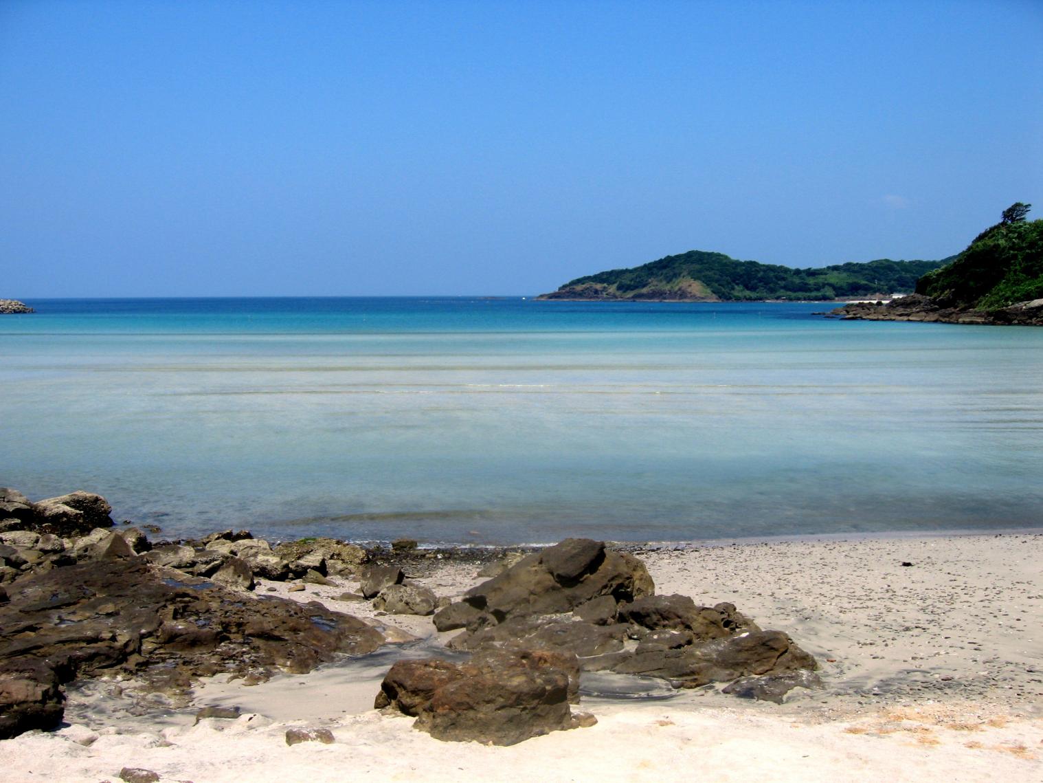 【ロケ地】根獅子海水浴場-1