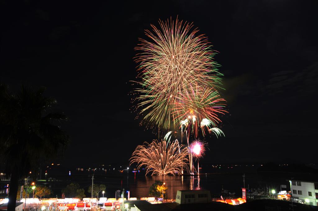 島原温泉ガマダス花火大会-1