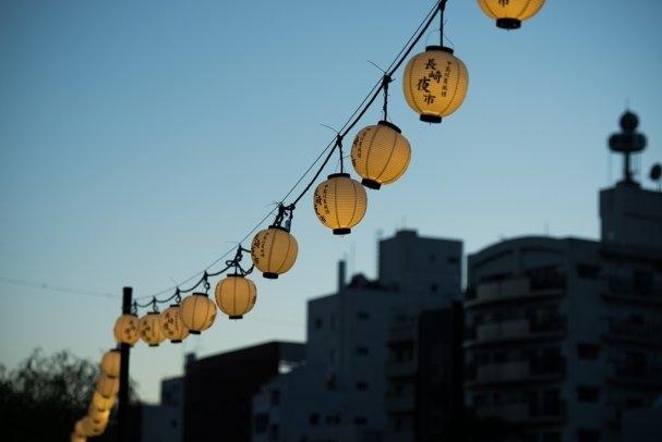 中島川夏季景色～長崎夜市-2