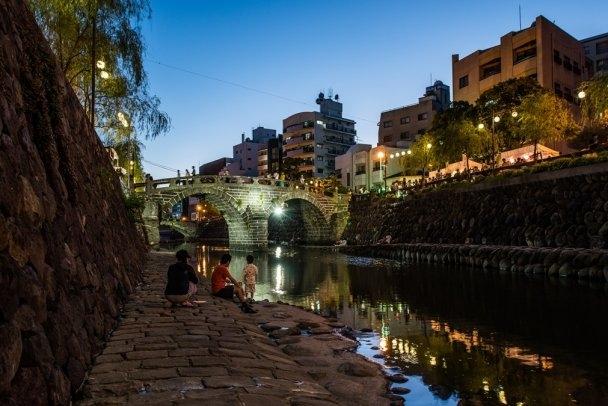 中島川夏季景色～長崎夜市-3