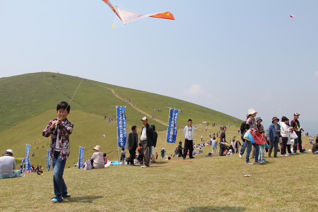 鬼岳であそぼう！バラモン凧揚げ大会-3