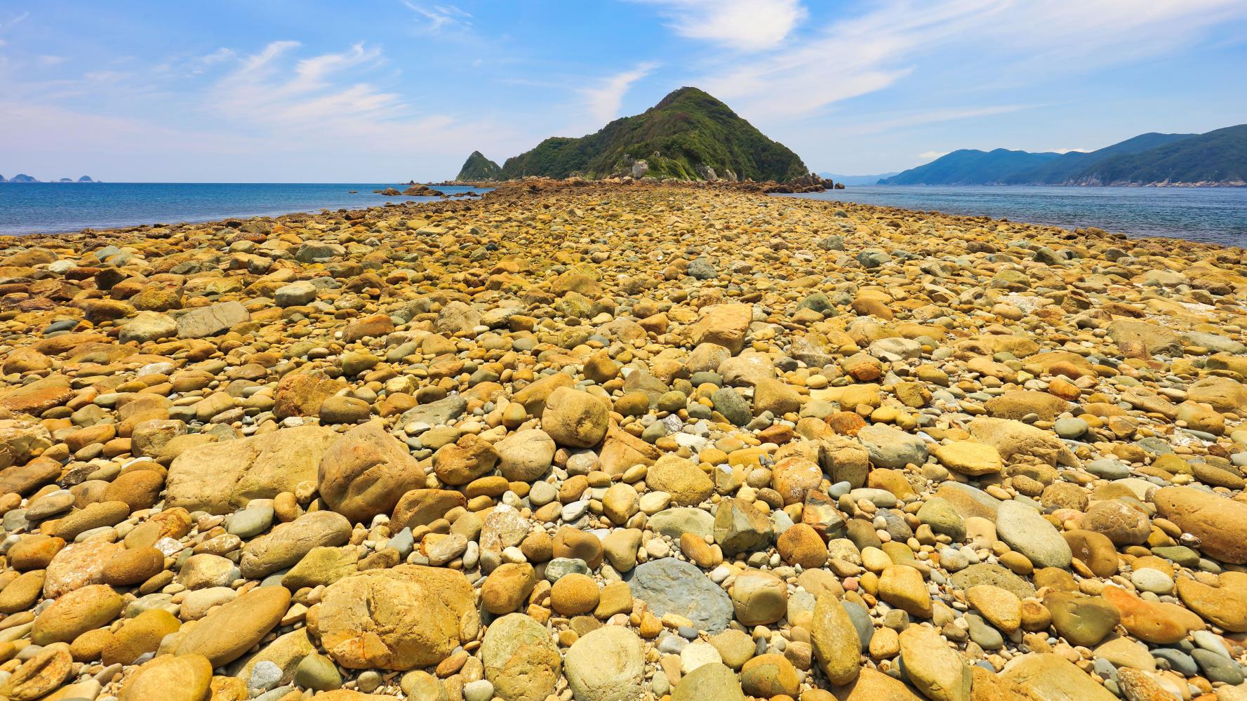 前島のトンボロ-4