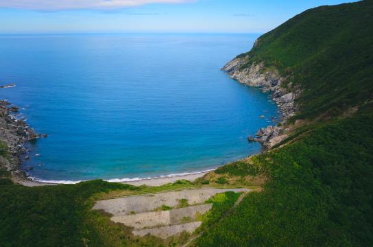 ノコビ浦の防風堤-4