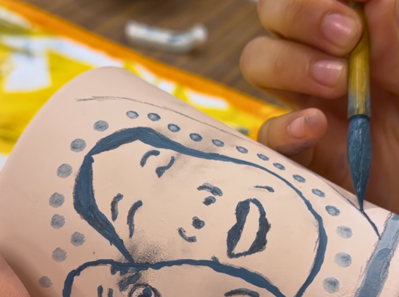 波佐見焼絵付け(下絵)体験-2