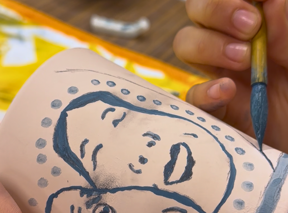 波佐見焼絵付け(下絵)体験-2