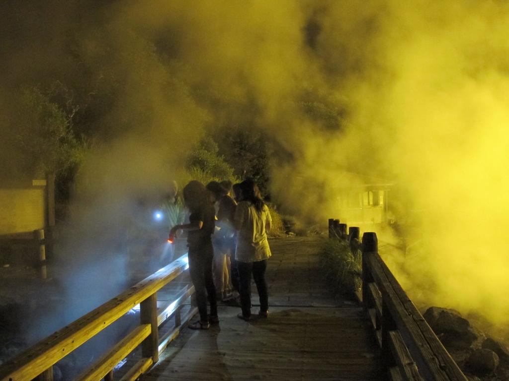 雲仙地獄のナイトツアー-1