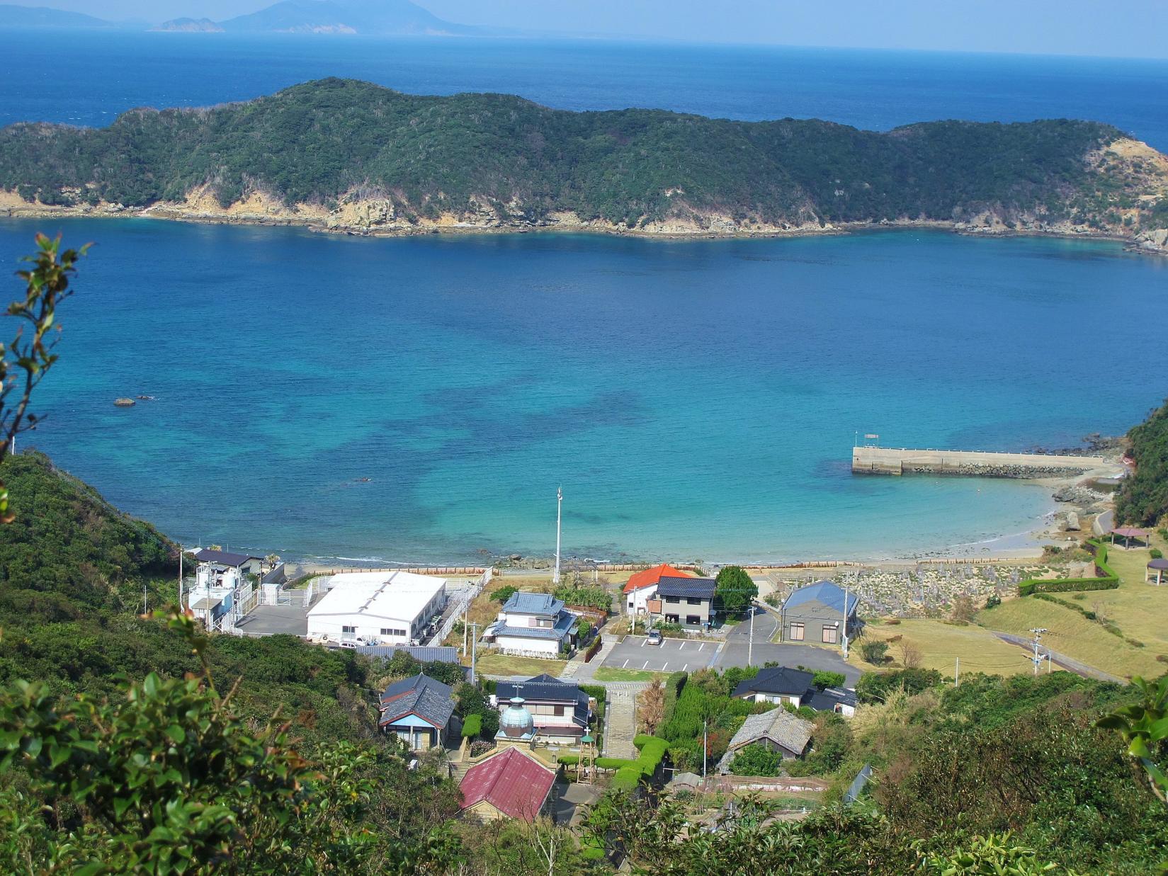 頭ヶ島の集落-1