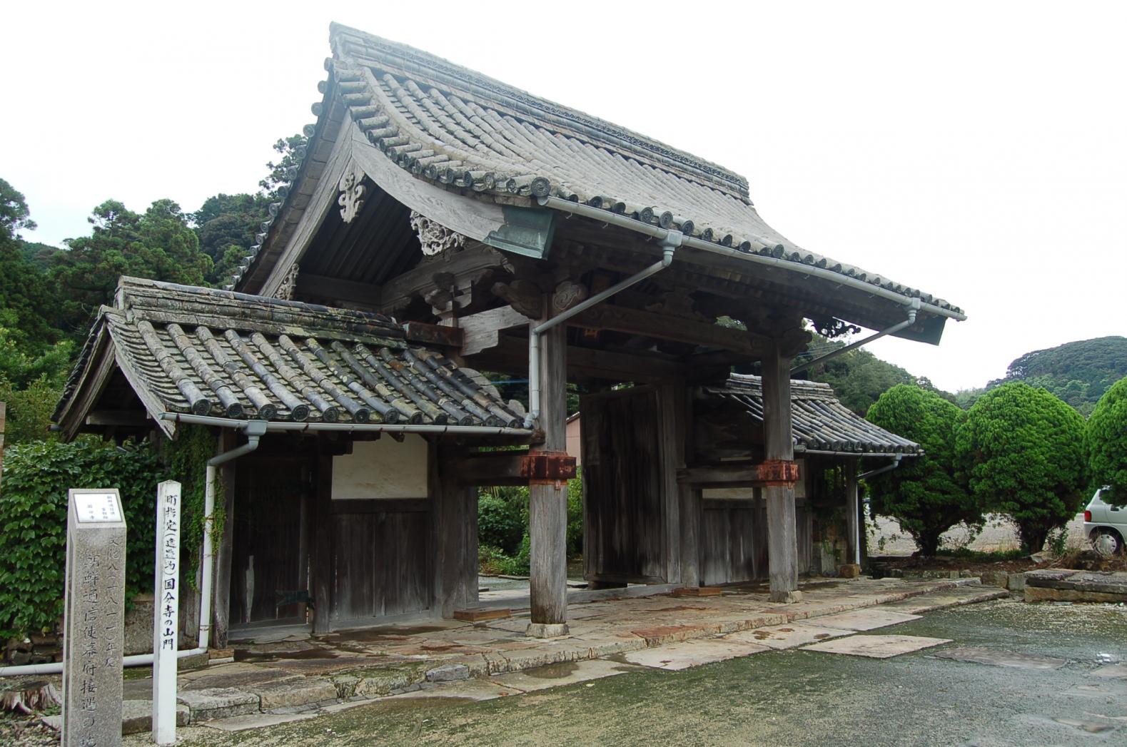 国分寺（山門・木像薬師仏）-1