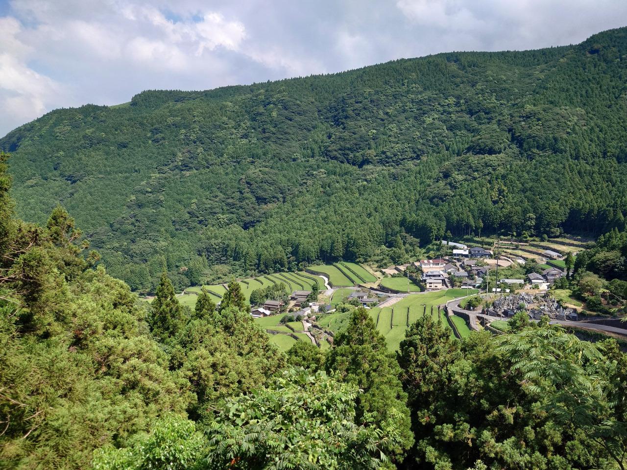 岳地区の清水棚田